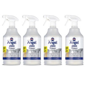 Nilco Angel Glass 4L Self Cleaning Treatment Cleaner For Mirrors Tiles Screens