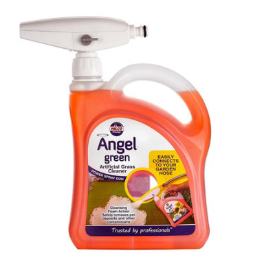 Nilco Angel Green - Garden Artificial Grass Cleaner & Foam Gun 2L Treatment