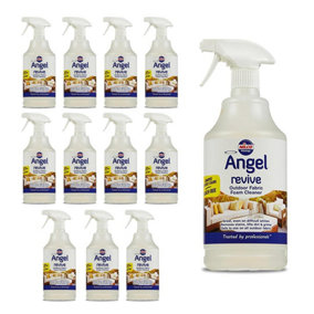 Nilco Angel Revive 12L Outdoor Fabric Foam Cleaner Dirt Stain Remover 12x 1Litre