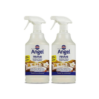 Nilco Angel Revive 2L Outdoor Fabric Foam Cleaner Dirt Stain Remover 2x 1 Litre