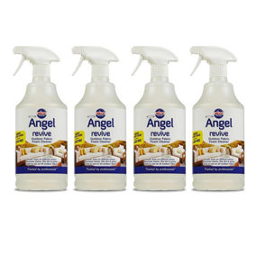 Nilco Angel Revive 4L Outdoor Fabric Foam Cleaner Dirt Stain Remover 4x 1 Litre