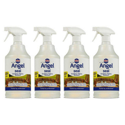 Nilco Angel Seal 4L Outdoor Fabric Sealant Waterproof Furniture Re-Seal 4x 1L