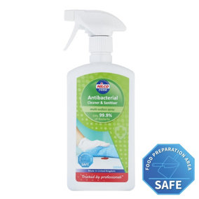 Nilco Antibacterial Cleaner and Sanitiser - 500ml Multi-Surface Spray x 2