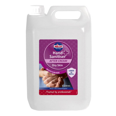 Nilco Hand Sanitiser After Cream Dry Skin Moisturiser - 5L