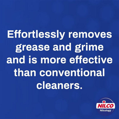 Nilco Heavy Duty Cleaner & Degreaser 1 Litre, Removes Dried Food, Grease & Grime