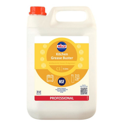 Nilco Kitchen Grease Buster - 5L x2 Treatment Degreaser 10 Litres Grime Remover