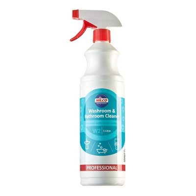 Nilco SVTN1NGBSR 1L W2 Washroom & Bathroom Cleaner 1 Litre Antibacterial x 12