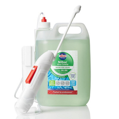 Nilco Virus Control Micro Fog Liquid - 5L Cleaner & Sanitiser 5 Litres ...
