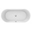 Nile White Freestanding Acrylic Bath (L)1485mm (W)790mm