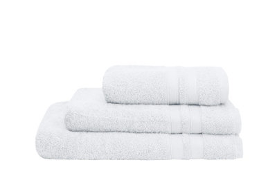 Nimbus 6 Piece Towel Set White. Face cloths, Hand Towels and Bath