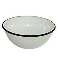 Nimbus Pudding Bowl White/Dark Blue (14cm)