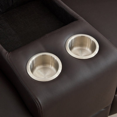 Nimbus Rectangular Glass Coffee Table with Shelf