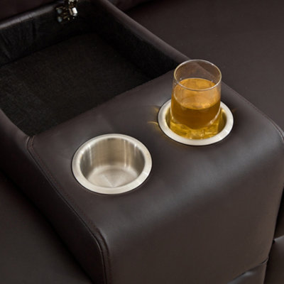 Nimbus Rectangular Glass Coffee Table with Shelf