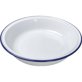 Nimbus Round Pie Dish White/Blue (26cm)