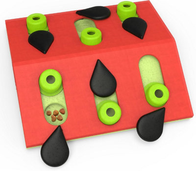Nina Ottosson Cat Puzzle & Play Interactive Treat Hide Game Melon Madness Price Comparisons | Compare The Build