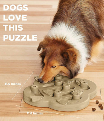 Nina Ottosson Hide N Slide Dog Worker Treat Puzzle Dog Toy Interactive Tan