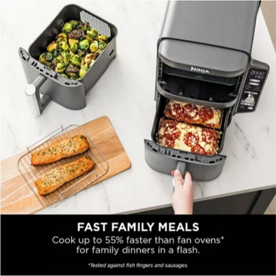 Ninja Double Stack XL 9.5L Air Fryer SL400UK - Space-Saving Dual ...