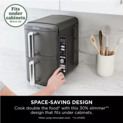 Ninja Double Stack XL 9.5L Air Fryer SL400UK - Space-Saving Dual ...