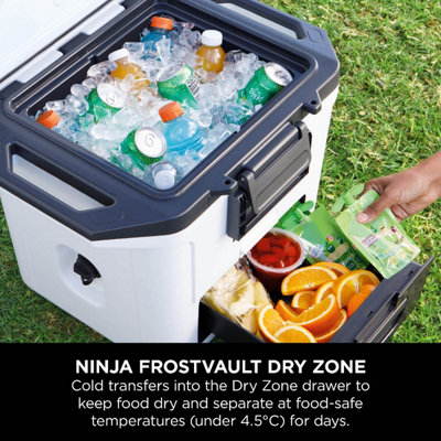 Ninja FrostVault 30QT 28L Hard Cooler with Dry Zone Cloud White FB131UKWH