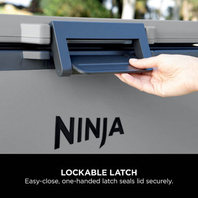 Ninja FrostVault Cool Box 30QT 28L with Dry Zone, Slate Grey FB131UKGY