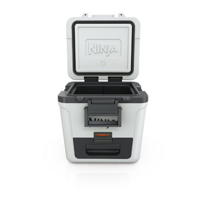 Ninja FrostVault Wheeled Cool Box 30QT/28L with Dry Zone, Cloud White ...
