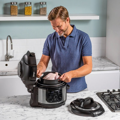 Ninja Multi Cooker Foodi 9-in-1 6L Stainless Steel OP350UK