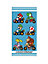 Nintendo Super Mario Kart Race 100% Cotton Towel 140x70cm Blue
