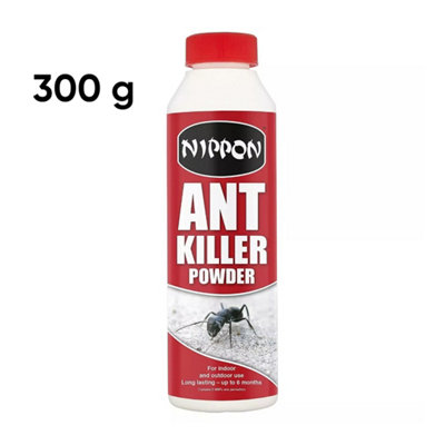 Nippon Ant Killer Powder 300g Kills Ants Cockroaches Beetles & Earwigs Indoor & Outdoor Use Long-Lasting Protection Up to 6 Months