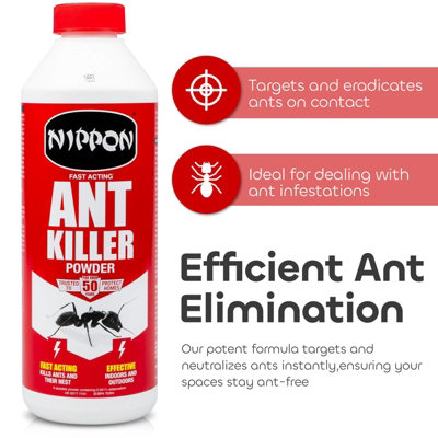 Nippon Ant Killer Powder 500g Fast Acting Ant Control for Indoor ...