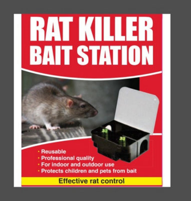 Nippon Rat Killer Bait Station Portable Reusable Rodent Control Indoor  Outdoor