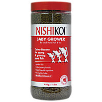 NishiKoi Baby Grower Colour Booster Pond Fish Food 450g