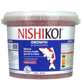 Nishikoi Growth Pond Fish Food 2.5kg 6mm Large Pellet
