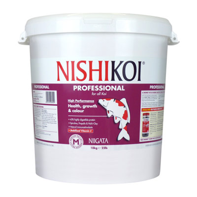 NIHON Hokovit Koi Food Sink – 10 Kg De Alimento Hundido 5.5-6 Mm Con Spirulina Para Koi Y Carpas, Todas Las Estaciones
