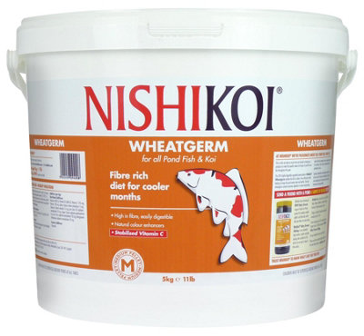 Nishikoi Wheatgerm 5kg Fish Food Medium Pellet