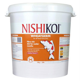 Nishikoi Wheatgerm Complete Food for Koi and Pond Fish - Medium Pellets - 10kg
