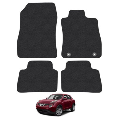 Nissan Juke 2010-2019 Car Floor Mats Carpet Tailored Fit 4pcs Set Anti-Slip