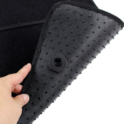 Nissan Juke Car Mats for 2010 to 2019 Tailored Carpet 4pc Black Floor Set - 5