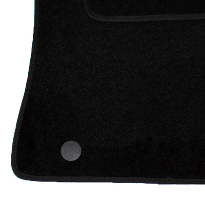 Nissan Juke Car Mats for 2010 to 2019 Tailored Carpet 4pc Black Floor Set - 6
