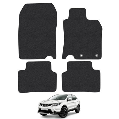 Nissan Qashqai 22014-2020 Car Floor Mats Carpet Tailored Fit 4pcs Set Anti-Slip