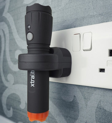 NiteSafe LED Rechargeable Torch With Nightlight & Emergency Power Failure Light