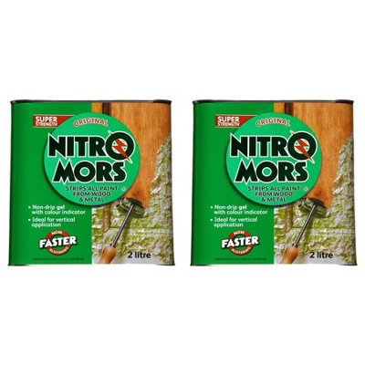 Nitromors All Purpose Paint & Varnish Remover 2L x 2 DIY at B&Q