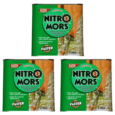 Nitromors All Purpose Paint & Varnish Remover 2L x 3