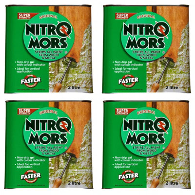 Nitromors All Purpose Paint & Varnish Remover 2L x 4 DIY at B&Q