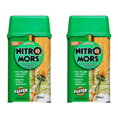 Nitromors All Purpose Paint & Varnish Remover 750ml x 2 DIY at B&Q