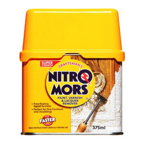 Nitromors Craftsman Paint Varnish & Lacquer Remover 375ml x 2
