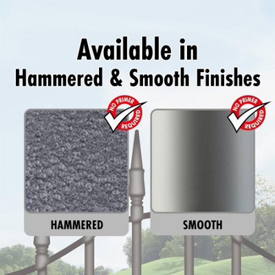 Nitromors Hammered Metal Finish Resists UV Rust Protection Black Paint ...
