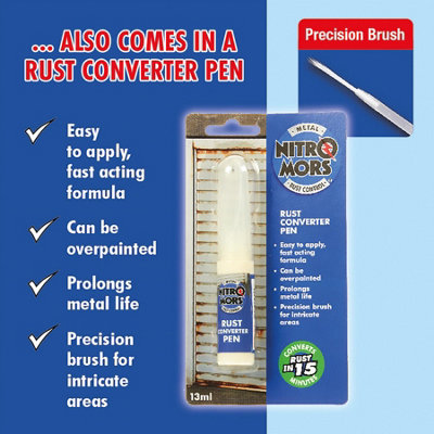 Nitromors Metal Rust Converter Treatment Fast Acting Easy to Apply 500ml x12