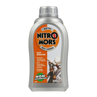 Nitromors Rust Remover Non-Hazardous 500mL Metal Rust Corrosion Control