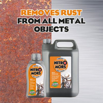 Nitromors Rust Remover Non-Hazardous 500mL Metal Rust Corrosion Control