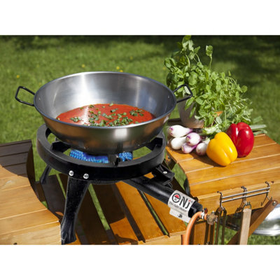 NJ GB-24 Gas Boiling Ring Cast Iron Burner Large Cooker LPG Stove ...